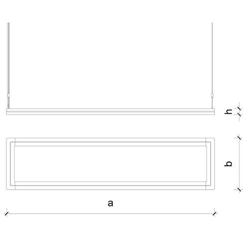 Dimensiones Lámpara LED LD-02 Susa